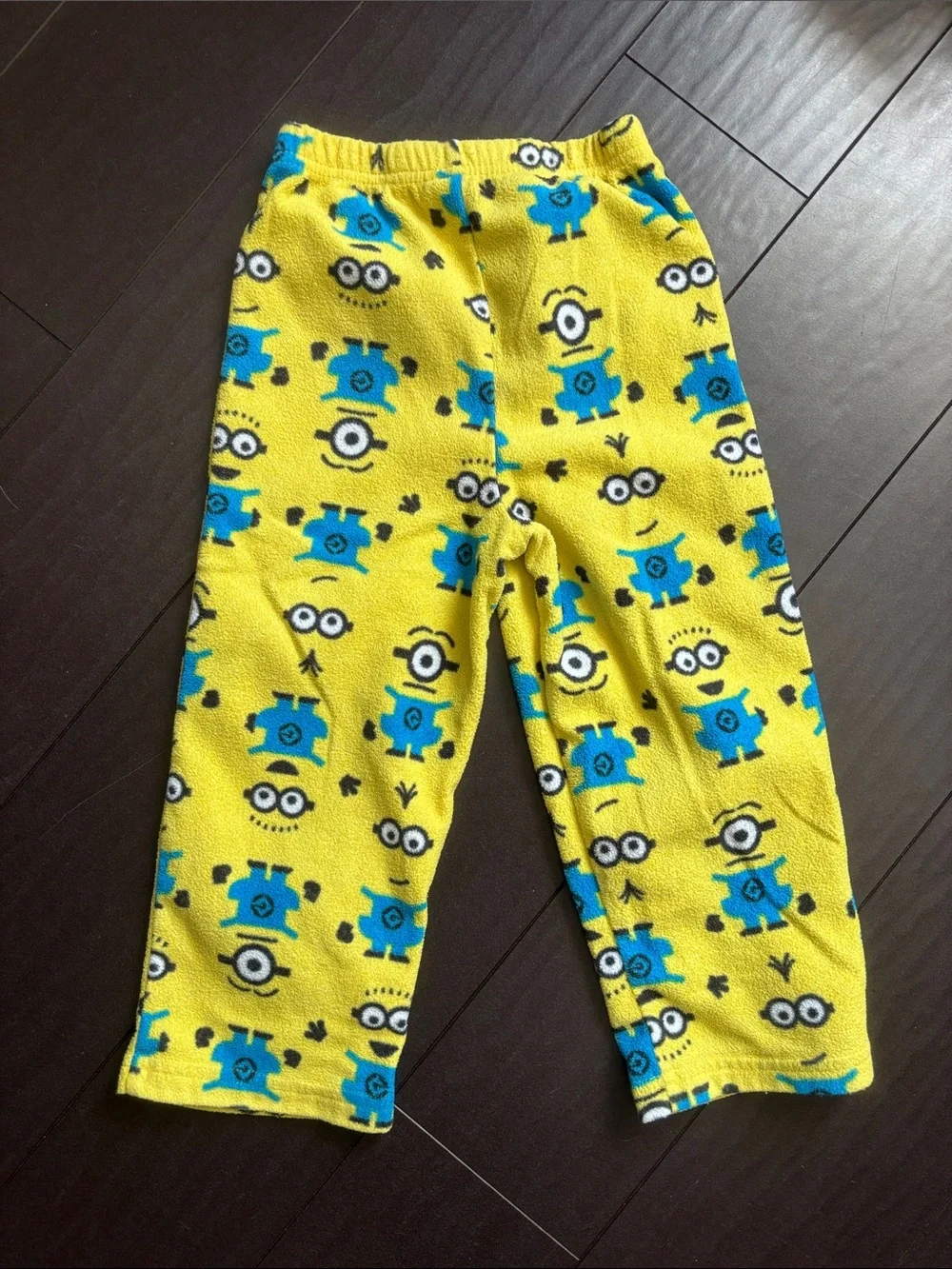 Universal Blue & Yellow Minions Fleece Pajama Set